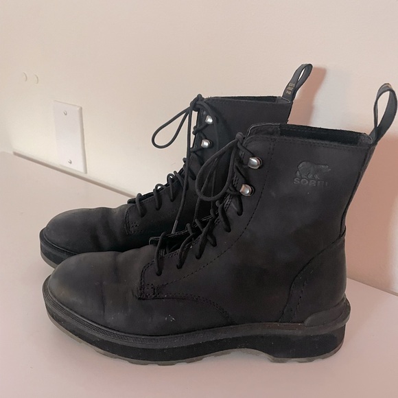 SOREL Hi-Line Platform Combat Boot Women’s - Picture 3 of 5